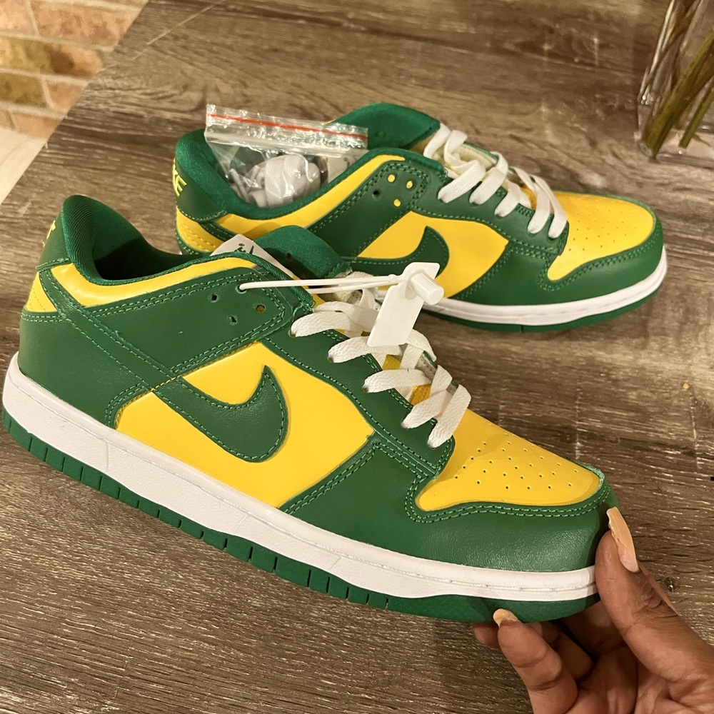 Nike Dunk Low sneakers. So cute but too big for me.